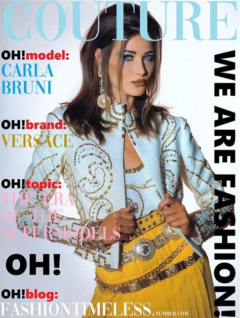 carla bruni versace 1991|gianni versace logo.